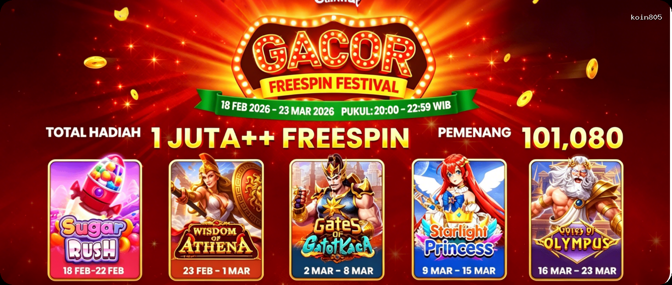 Login koin805 Sekarang Bonus Melimpah